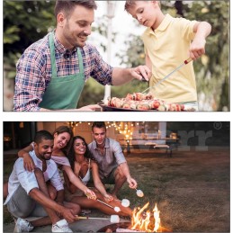 Teleskopinė šakutė ant grotelių laužui 4 vnt