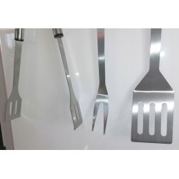 Žnyplės mentele šakutės nerūdijančio plieno grotelių rinkinys