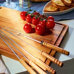 Easy grilio teleskopinių šakučių rinkinys griliui, 2 vnt