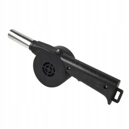 Handheld blower for lighting a grill fire