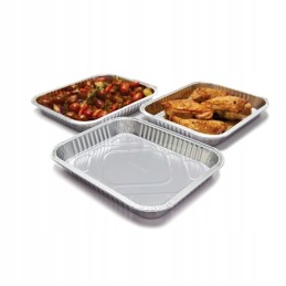 Aliuminio padėklas 3 vnt. kepsnių karalius