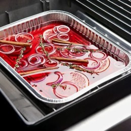 Aliuminio padėklas 3 vnt. kepsnių karalius