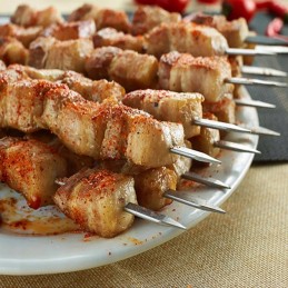 Iešmeliai 60cm grilio smeigtukai 6 vnt.