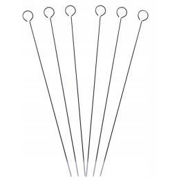 Iešmeliai 60cm grilio smeigtukai 6 vnt.
