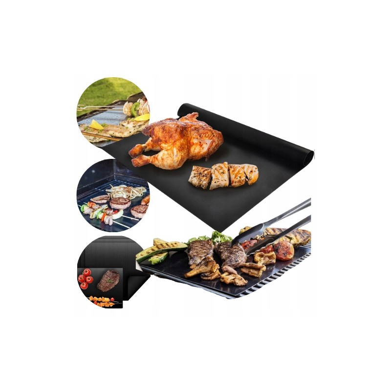 ✅☀️6x daugkartinio naudojimo grilio kilimėlio grilio kilimėliai orkaitės grilio padėklui☀️✅