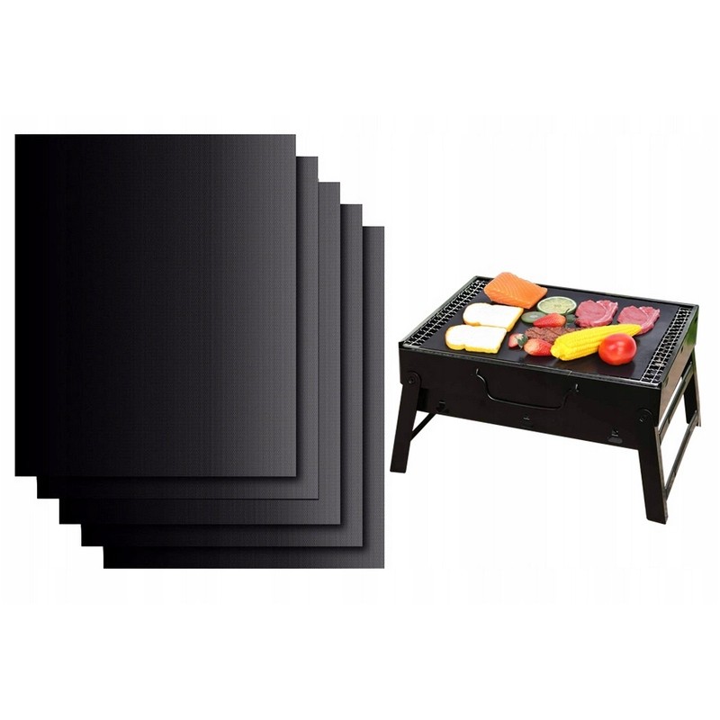 Tefloninis kilimėlis x3 daugkartinio naudojimo grilio padėklas kepti naujas