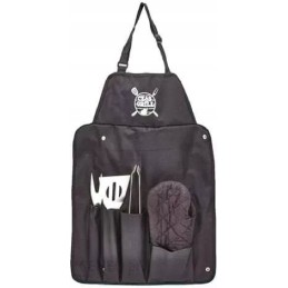 Grilio prijuostė su priedais, 5 vnt