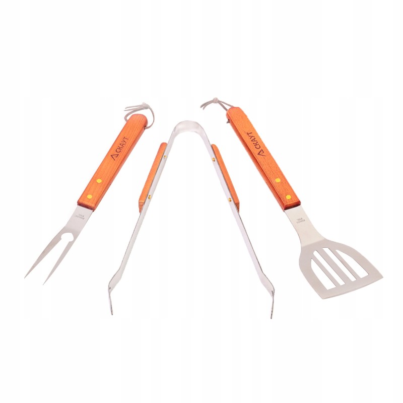 3 grilio įrankių rinkinys!