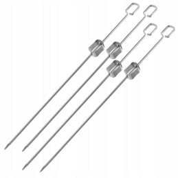 Grilio iešmeliai, nerūdijančio plieno, 4 vnt