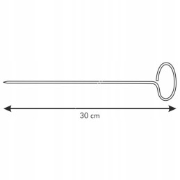 Plieniniai iešmai - ilgis 30 cm, rinkinyje 6 | tescoma presto