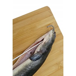 H 329 kabliukai unguriams rūkyti, ilgis 32cm, rūkymo kabliukas, 4 peiliukai, lenkiškas kabliukas