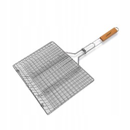 Grotelės mėsai, žuviai ir daržovėms kepti, uždaros, plieninės grilio grotelės 24x30