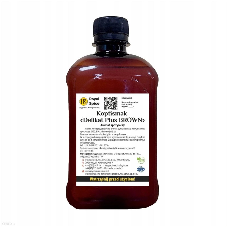 Skystas dūmų dažantis dūmų aromatas subtilus plius rudas 500 ml