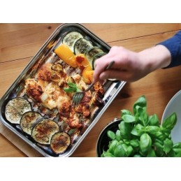 Daugkartinio naudojimo plieninis grilio padėklas