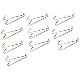 Rūkymo kabliukas, 10 vienetų rinkinys, dvigubas kabliukas 12 cm, storis 2,4 mm inox