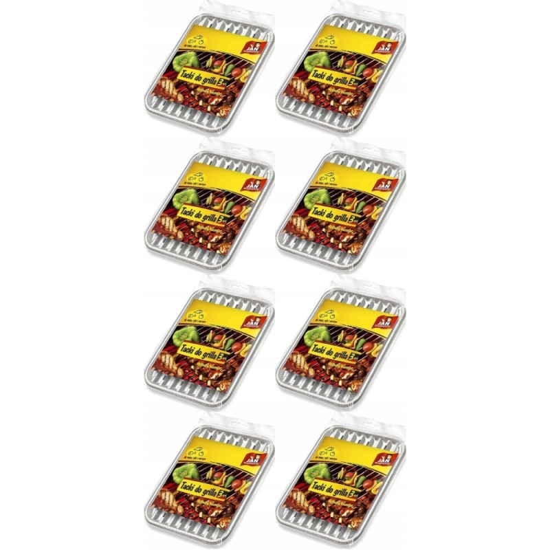 Kepsninės padėklai Jan esminis stačiakampis 8x3 vnt