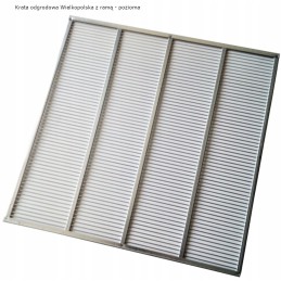 Siūlome Wielkopolska horizontalias sodo groteles su metaliniu rėmu - labai geras produktas!