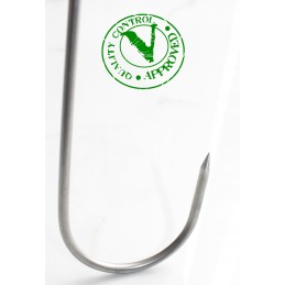 Rūkymo kabliukai 10 vnt, nerūdijančio plieno kablys, 4 0 mm