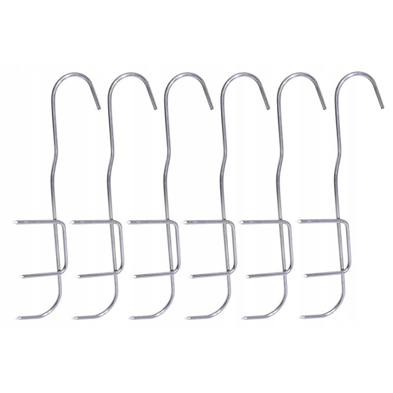 6 vnt - žuvies rūkymo kabliukai