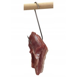 S 417 b kabliukai 17 cm, susukti šoninei rūkyti, lenkiški šonkauliukai, ja stallux