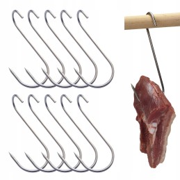 S 417 b kabliukai 17 cm, susukti šoninei rūkyti, lenkiški šonkauliukai, ja stallux