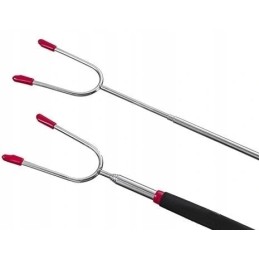 Laužo lazdos, nerūdijančio plieno teleskopinė lazda, 4 vnt