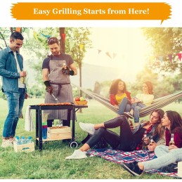 Grilio kilimėliai, rinkinys iš 5 grilio kilimėlių, 40 x 33 cm