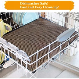 Grilio kilimėliai, rinkinys iš 5 grilio kilimėlių, 40 x 33 cm