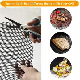 Grilio kilimėliai, rinkinys iš 5 grilio kilimėlių, 40 x 33 cm