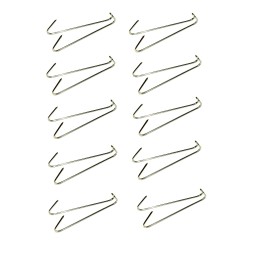Rūkymo kabliukas, 10 vienetų rinkinys, dvigubas kabliukas 12 cm, storis 2,4 mm