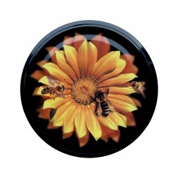 50x medaus kamšteliai, skersmuo 82, medaus indeliui su dangteliu