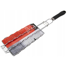 Plieninės dešros kepsninės grotelės 54 x 12 cm