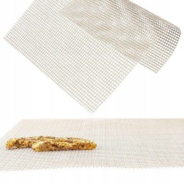 Nelipnus tefloninio tinklelio grilio kilimėlis, skirtas kepsniams kepti
