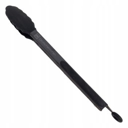 Grilio žnyplės su užraktu, juodos