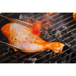 Inox bbq indų rinkinys - 7,5 x 5 x 37 cm