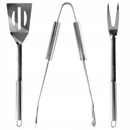 Inox bbq indų rinkinys - 7,5 x 5 x 37 cm