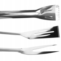 Inox bbq indų rinkinys - 7,5 x 5 x 37 cm