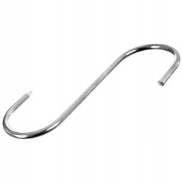 Kabliukas plieninis rūkymo kabliukas, rinkinys 4 vnt 15x12 cm