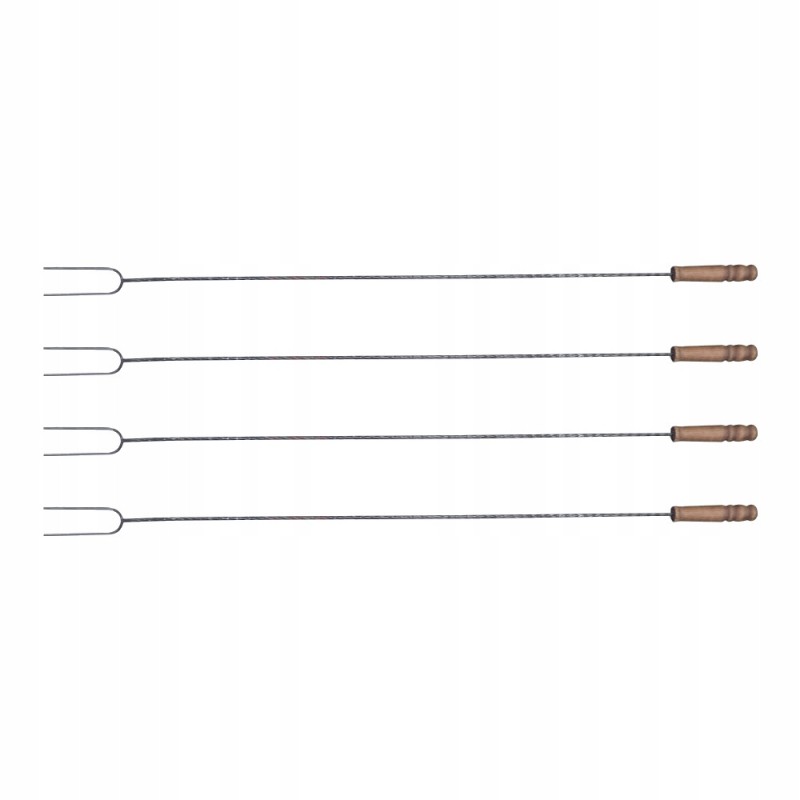 Židinio šakės - rinkinyje 4 vnt 100 cm