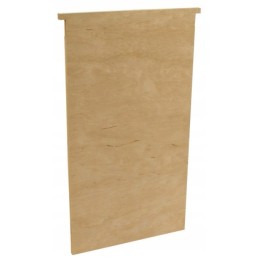 Standartinė vertikali medinė pertvara Varšuvoje