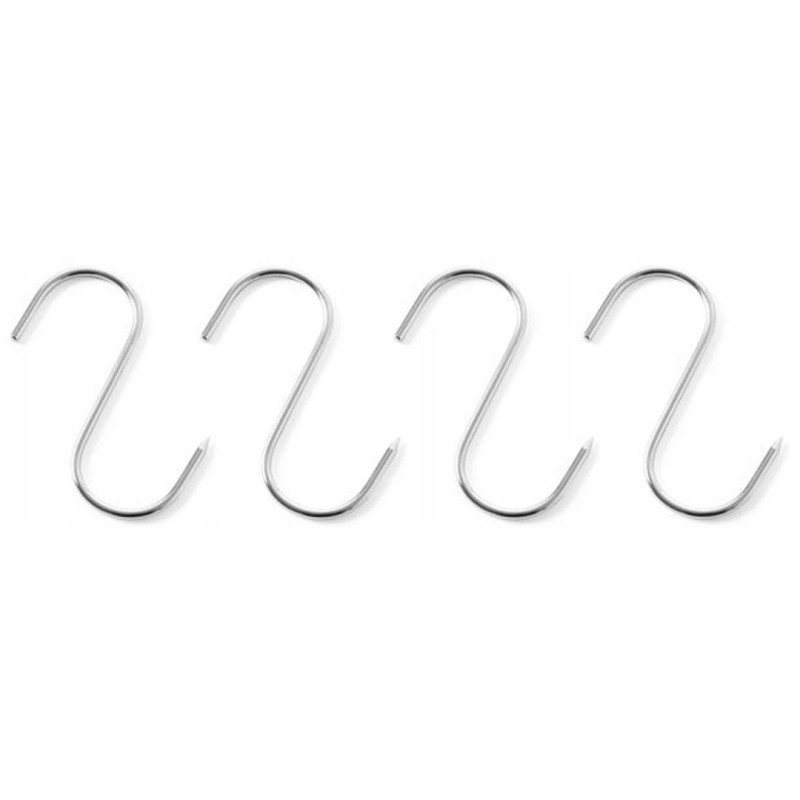 Parduotuvės mėsos kabliukai 4 vnt 110x5mm hendi 513