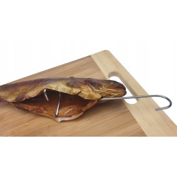 H 324 kabliukas žuviai, upėtakiui, skumbrei rūkyti, 24 cm liuksas