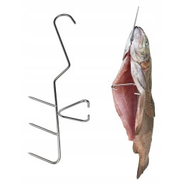 H 324 kabliukas žuviai, upėtakiui, skumbrei rūkyti, 24 cm liuksas