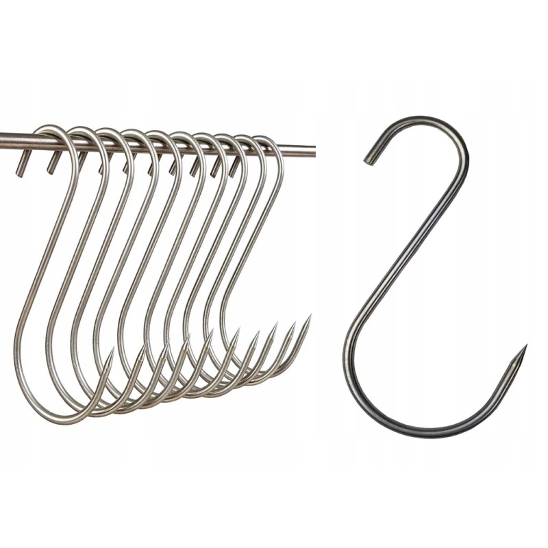 Kabliukai mėsai rūkyti, 10 vnt.