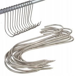 Rūkymo kabliukai, rūkytos mėsos kabliukai, 10 vnt