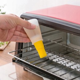 Silikoninis virtuvės šepetys su žaliu silikono šepetėlio buteliuku