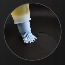 Silikoninis virtuvės šepetys su žaliu silikono šepetėlio buteliuku