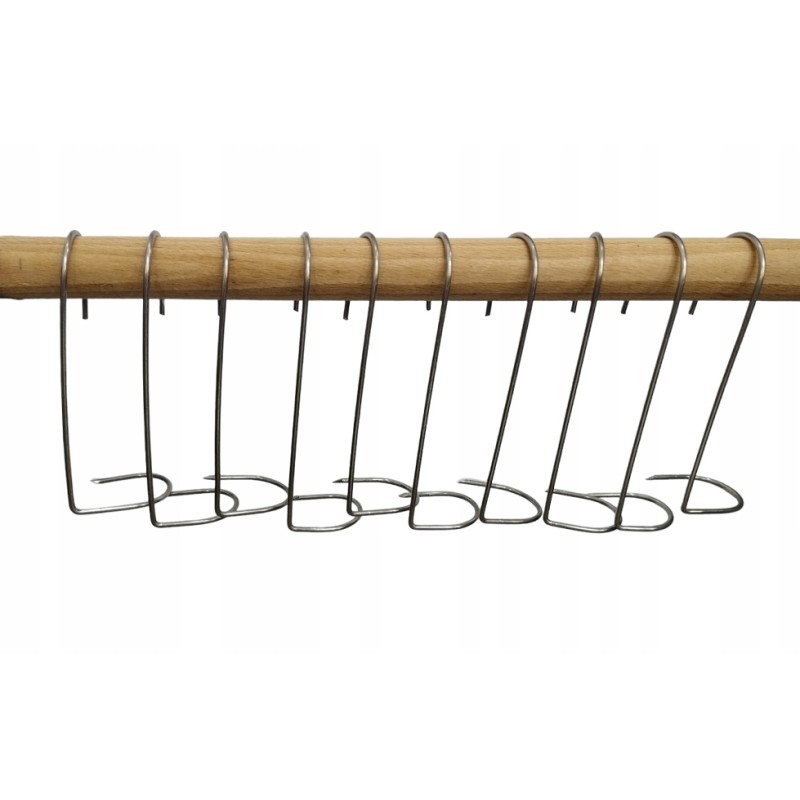 Rinkinyje net 10 rūkymo kabliukų.