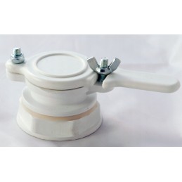 Plastikinis vožtuvas nusodinimo bakui ir medaus trauktuvui 2'