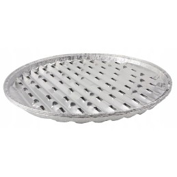 3 vnt aliuminio padėklai griliui, 34 cm